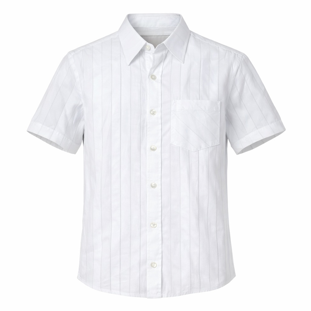 Trina Turk White Textured‎ Stripe Button Down Shirt M